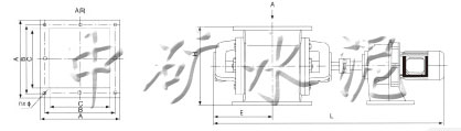 DXV-F P卸料閥安裝尺寸和技術(shù)特性表